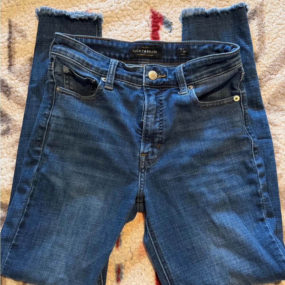 Lucky Brand Women's Dark Blue Skinny Jeans